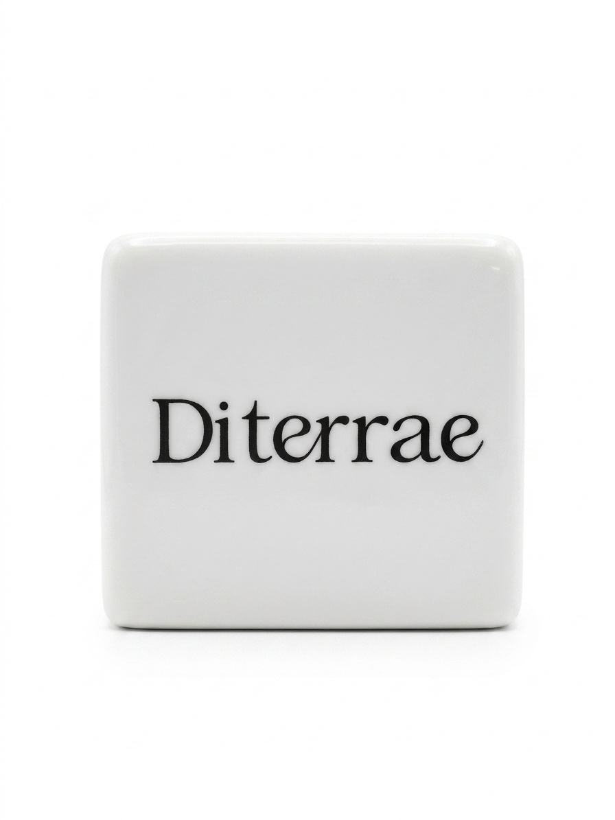 Aromatizador elétrico em porcelana branca Di Terrae da Cuenca Natural, design minimalista bivolt conectado à tomada.